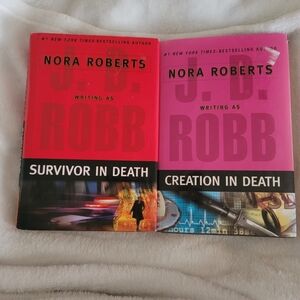 Survivor in Death‎ and Creation in Death Books Nora Roberts J.D. Robb